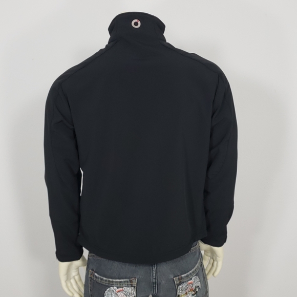 18OS BLACK SOFTSHELL JACKET MEN'S S - Picture 3 of 8